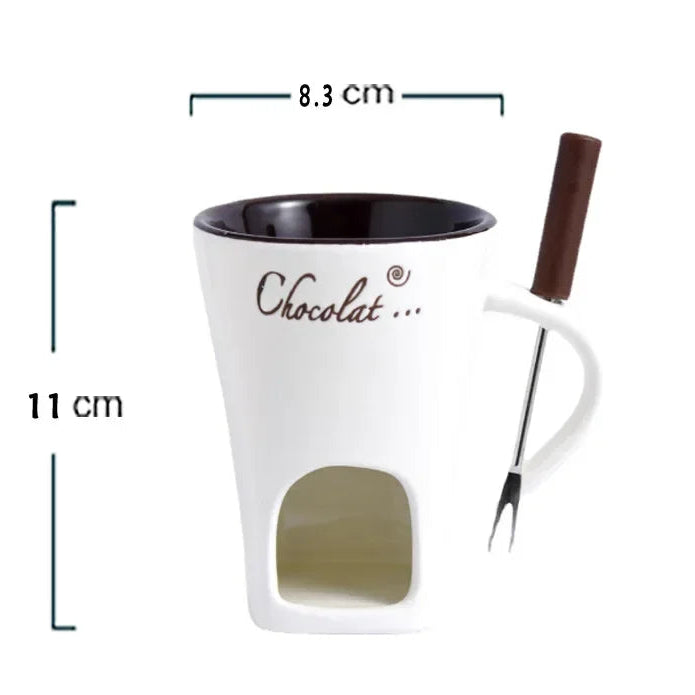Kubek ceramiczny do topienia czekolady 130 ml